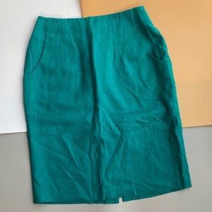 Jos. A. Bank Teal Pencil Skirt